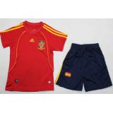 España 1a Equipación 2008 - NIÑOS